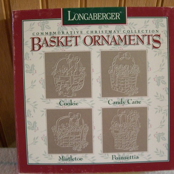 Longaberger Commemorative Christmas Basket Ornaments - Picture 3 of 4